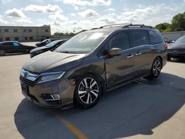 5FNRL6H99JB016351 - 2018 HONDA ODYSSEY ELITE GRAY photo 1