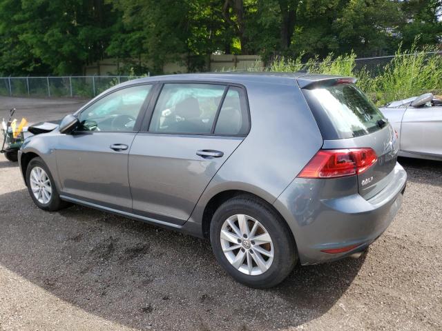 3VW217AU8HM046522 - 2017 VOLKSWAGEN GOLF S GRAY photo 2