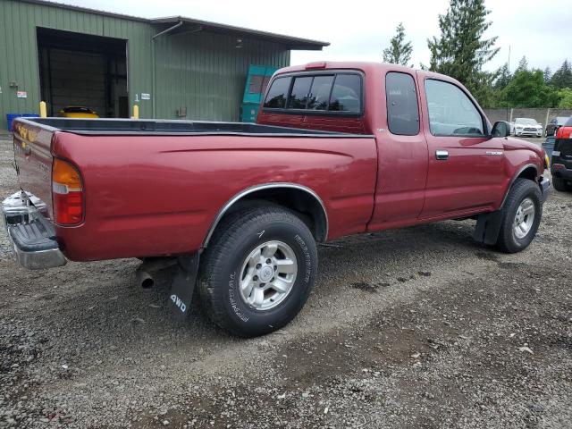 4TAWN72N2XZ529254 - 1999 TOYOTA TACOMA XTRACAB RED photo 3