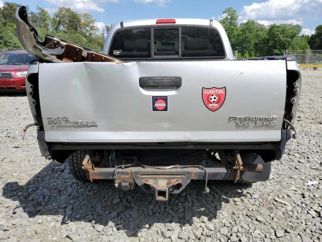 3TMJU62N56M026104 - 2006 TOYOTA TACOMA DOUBLE CAB PRERUNNER SILVER photo 6