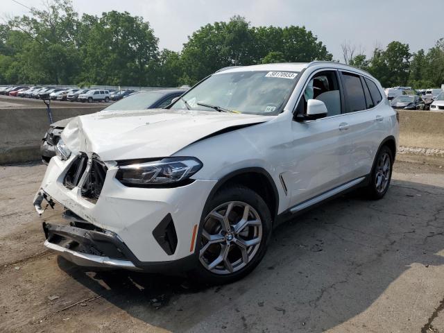 WBX57DP09NN177464 - 2022 BMW X3 XDRIVE30I WHITE photo 1