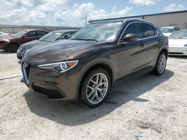 ZASFAKBN6J7B93802 - 2018 ALFA ROMEO STELVIO TI BROWN photo 1