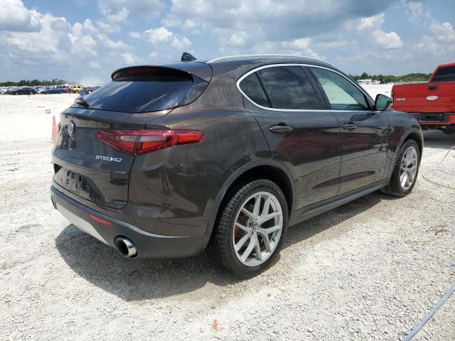 ZASFAKBN6J7B93802 - 2018 ALFA ROMEO STELVIO TI BROWN photo 3