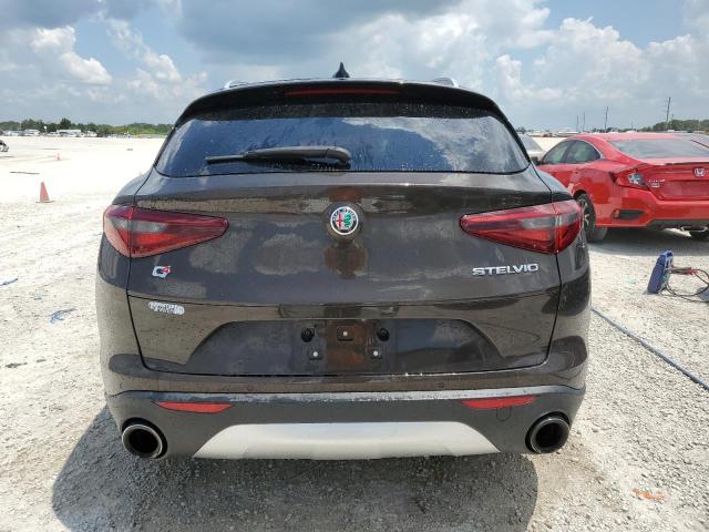 ZASFAKBN6J7B93802 - 2018 ALFA ROMEO STELVIO TI BROWN photo 6