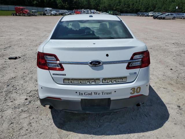 1FAHP2MK9FG203951 - 2015 FORD TAURUS POLICE INTERCEPTOR WHITE photo 6