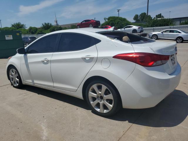 5NPDH4AE2DH320425 - 2013 HYUNDAI ELANTRA GLS WHITE photo 2