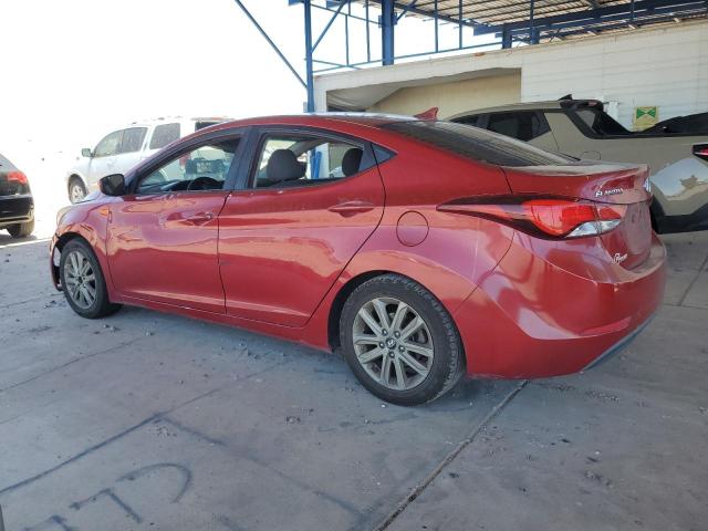 KMHDH4AE7FU252210 - 2015 HYUNDAI ELANTRA SE RED photo 2