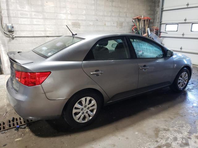 KNAFU4A25C5629117 - 2012 KIA FORTE EX GRAY photo 3