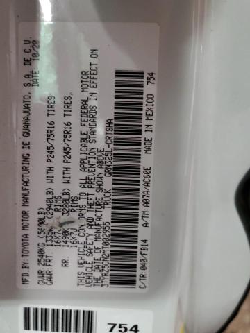 3TYRZ5CN2MT002955 - 2021 TOYOTA TACOMA ACCESS CAB თეთრი ფოტო 13