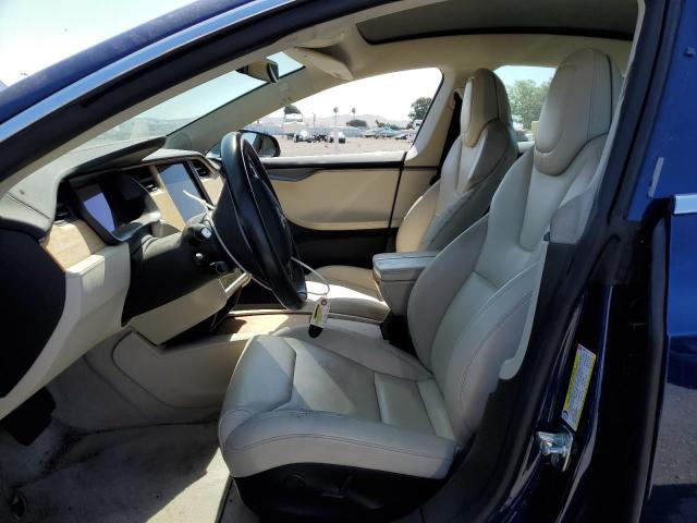 5YJSA1E27JF270660 - 2018 TESLA MODEL S Синій фото 7