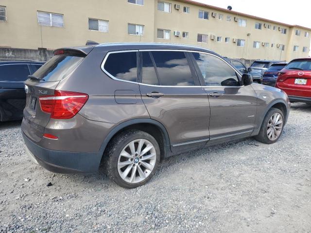 5UXWX9C54E0D36762 - 2014 BMW X3 XDRIVE28I TAN photo 3