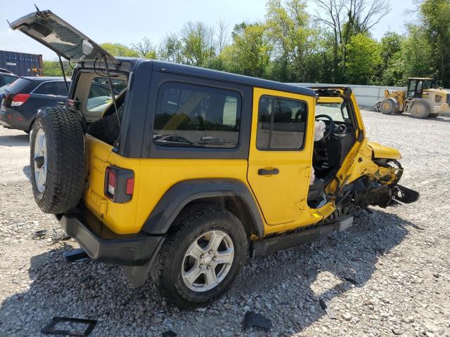 1C4HJXKN7MW610305 - 2021 JEEP WRANGLER U SPORT YELLOW photo 3