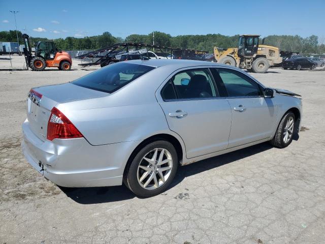 3FAHP0JG7CR138459 - 2012 FORD FUSION SEL SILVER photo 3