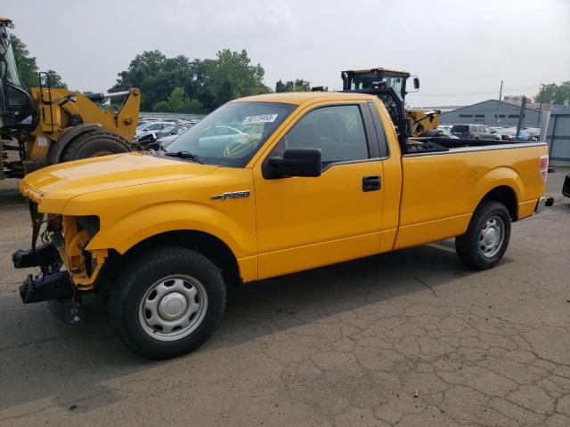 1FTNF1CF7DKG00020 - 2013 FORD F150 YELLOW photo 1