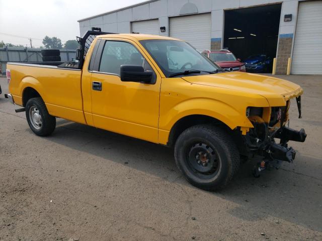 1FTNF1CF7DKG00020 - 2013 FORD F150 YELLOW photo 4
