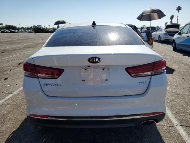 5XXGU4L35GG034377 - 2016 KIA OPTIMA EX WHITE photo 6