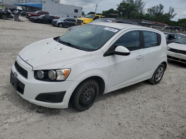1G1JA6SH1E4134791 - 2014 CHEVROLET SONIC LS WHITE photo 1