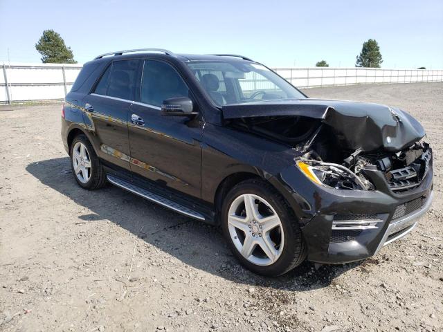 4JGDA5HB3EA332576 - 2014 MERCEDES-BENZ ML 350 4MATIC BLACK photo 4