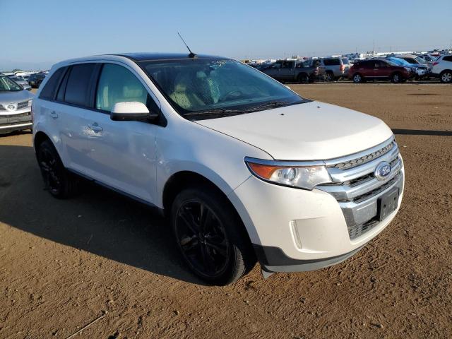 2FMDK3JC2DBC58705 - 2013 FORD EDGE SEL WHITE photo 4