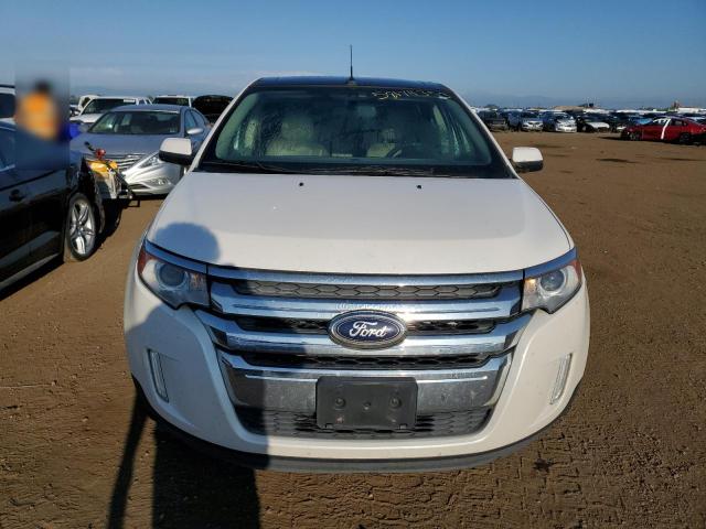 2FMDK3JC2DBC58705 - 2013 FORD EDGE SEL WHITE photo 5