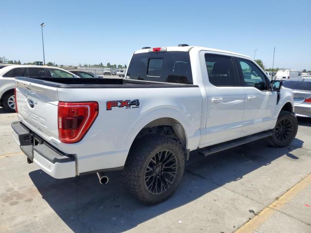 1FTFW1E88NKF02800 - 2022 FORD F150 SUPERCREW WHITE photo 3