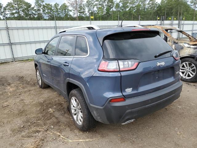 1C4PJLMXXMD224234 - 2021 JEEP CHEROKEE LATITUDE LUX BLUE photo 3