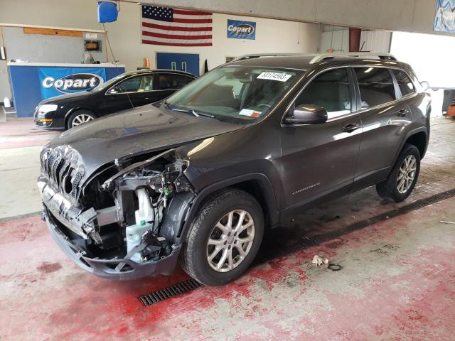 1C4PJMCS5FW512665 - 2015 JEEP CHEROKEE LATITUDE GRAY photo 1