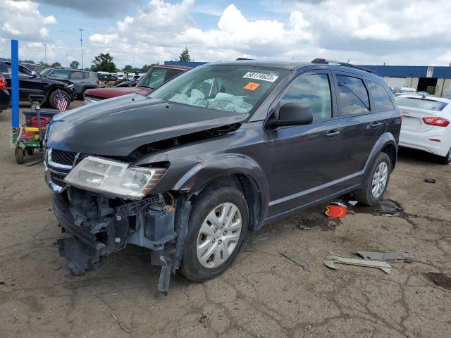 3C4PDCAB0JT295920 - 2018 DODGE JOURNEY SE GRAY photo 1