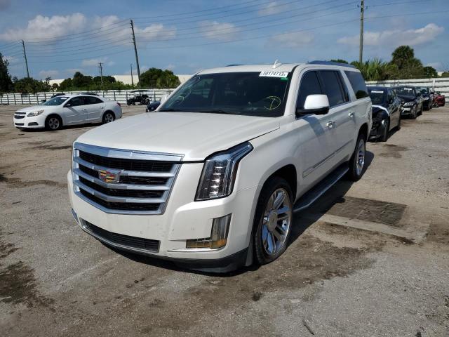 1GYS3HKJ9GR255699 - 2016 CADILLAC ESCALADE ESV LUXURY WHITE photo 1