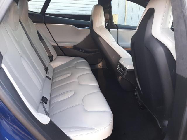 5YJSA1E41GF147057 - 2016 TESLA MODEL S ლურჯი ფოტო 10