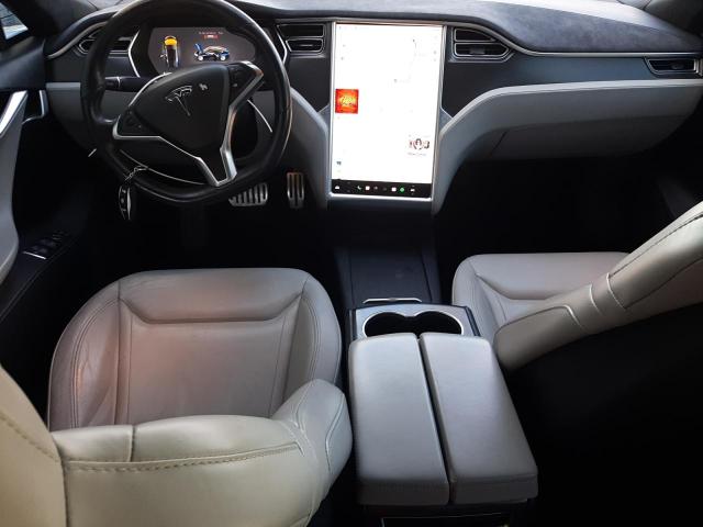 5YJSA1E41GF147057 - 2016 TESLA MODEL S ლურჯი ფოტო 8
