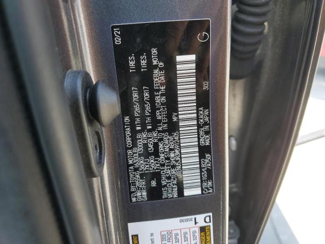 JTENU5JR3M5912405 - 2021 TOYOTA 4RUNNER SR5/SR5 PREMIUM 灰色 照片 13