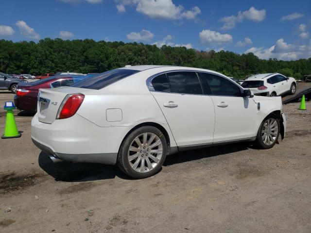 1LNHL9DR7AG606584 - 2010 LINCOLN MKS WHITE photo 3