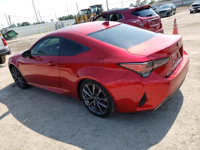 JTHHA5BC0K5009497 - 2019 LEXUS RC 300 RED photo 2