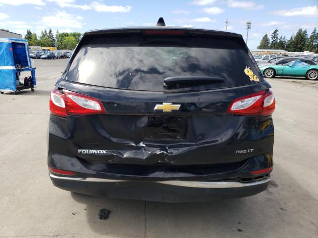 3GNAXUEV4KL182861 - 2019 CHEVROLET EQUINOX LT BLACK photo 6