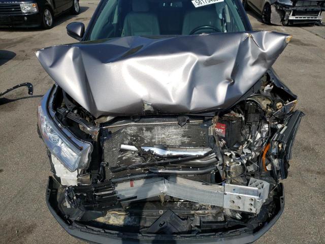 5TDJKRFH7FS190546 - 2015 TOYOTA HIGHLANDER XLE Boz foto 12