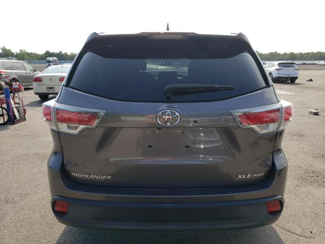 5TDJKRFH7FS190546 - 2015 TOYOTA HIGHLANDER XLE Boz foto 6