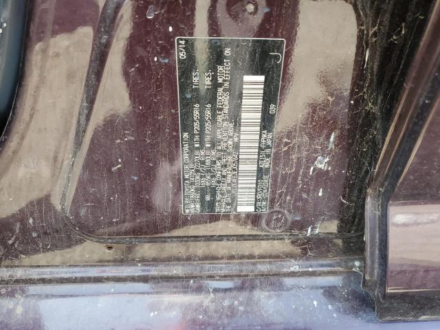 JTLZE4FE3EJ057642 - 2014 TOYOTA SCION XB PURPLE photo 12