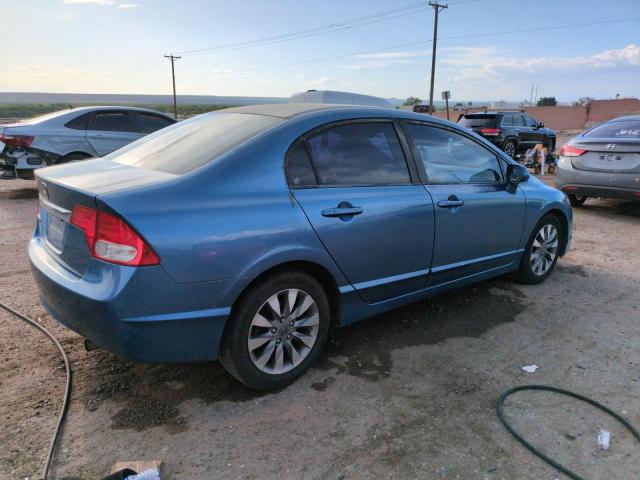 2HGFA16979H509466 - 2009 HONDA CIVIC EXL BLUE photo 3
