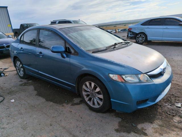 2HGFA16979H509466 - 2009 HONDA CIVIC EXL BLUE photo 4