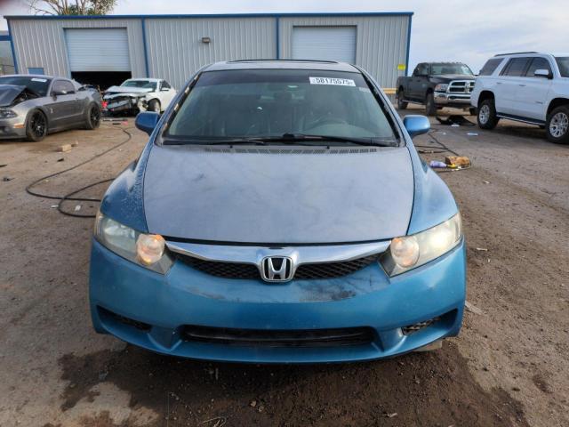 2HGFA16979H509466 - 2009 HONDA CIVIC EXL BLUE photo 5