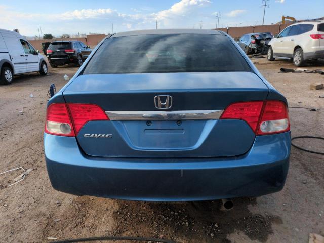 2HGFA16979H509466 - 2009 HONDA CIVIC EXL BLUE photo 6
