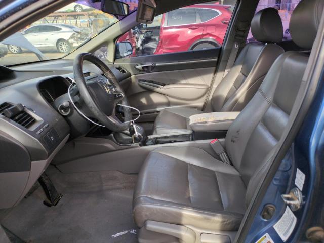 2HGFA16979H509466 - 2009 HONDA CIVIC EXL BLUE photo 7