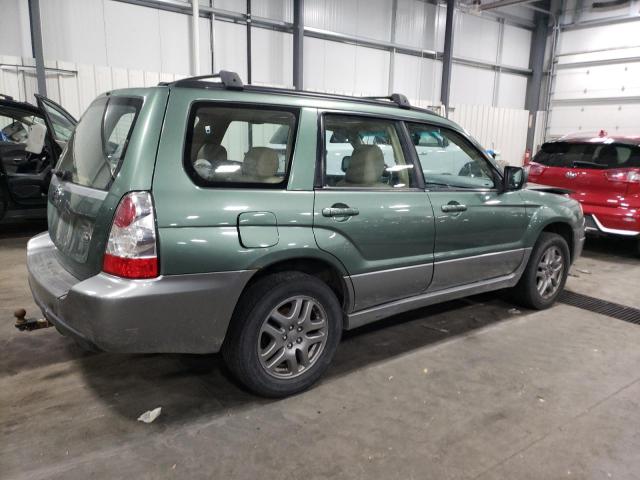 JF1SG676X7H706525 - 2007 SUBARU FORESTER 2.5X LL BEAN GREEN photo 3