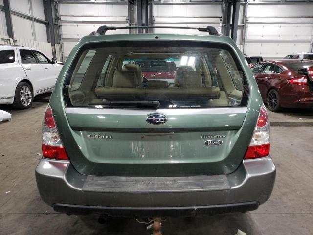 JF1SG676X7H706525 - 2007 SUBARU FORESTER 2.5X LL BEAN GREEN photo 6