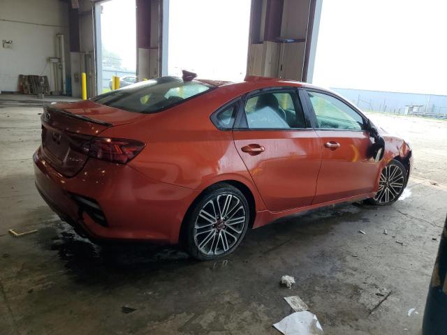 3KPF44AC4LE171585 - 2020 KIA FORTE GT ORANGE photo 3