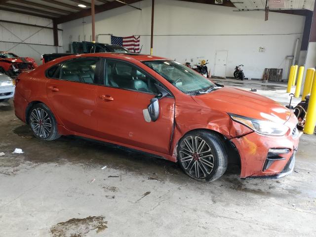 3KPF44AC4LE171585 - 2020 KIA FORTE GT ORANGE photo 4