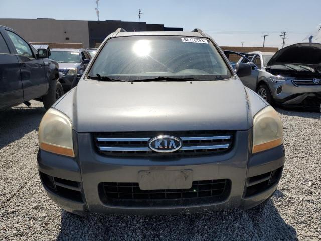 KNDJF724977372188 - 2007 KIA SPORTAGE LX GRAY photo 5