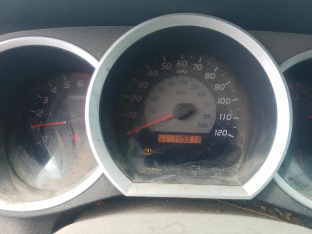 5TEUX42N87Z443889 - 2007 TOYOTA TACOMA ACCESS CAB ნაცრისფერი ფოტო 9