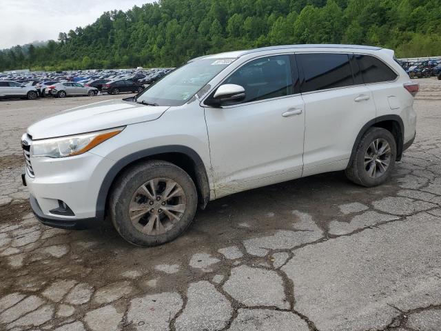 5TDJKRFH7FS204428 - 2015 TOYOTA HIGHLANDER XLE WHITE photo 1